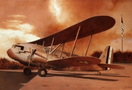 John Baeder - Curtiss R4C-1