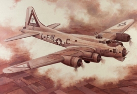 John Baeder - Boeing B-17G