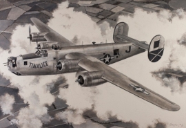 John Baeder - Consolidated B-24J